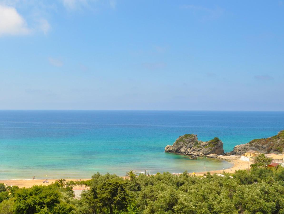 Luxury Loft Apartment With Pool - Pelekas Beach, Corfu Exterior photo